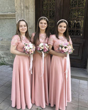 Load image into Gallery viewer, Modest Bridesmaid Dresses