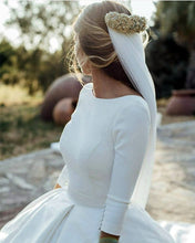 Load image into Gallery viewer, Sleeved Wedding Modest Dress For Bride