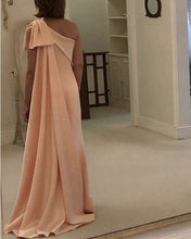 Load image into Gallery viewer, One Shoulder Satin Mother Dress