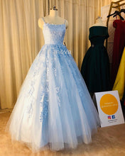 Load image into Gallery viewer, Light Blue Prom Dresses 2020