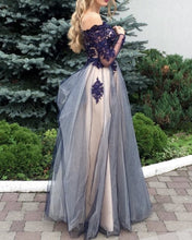 Load image into Gallery viewer, Princess Prom Dresses With Nude Tulle