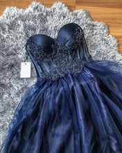 Load image into Gallery viewer, Navy Blue Formal Dress