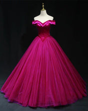 Load image into Gallery viewer, Pink Prom Ball Gown