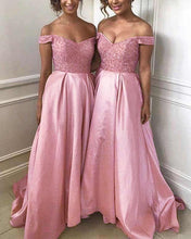 Load image into Gallery viewer, Pink Bridesmaid Dresses 2020