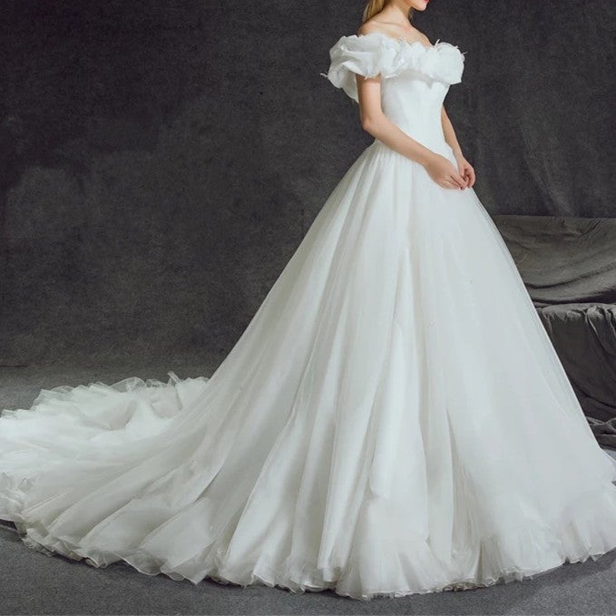 Off Shoulder Tulle Ball Gowns Cinderella Wedding Dresses Off Shoulder Tulle Ball Gowns Cinderella Wedding Dresses