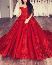 Load image into Gallery viewer, Red Quinceanera Dresses 2019

