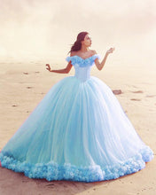 Load image into Gallery viewer, Cinderella Wedding Dress Ball Gown