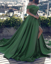 Load image into Gallery viewer, Olive Green Bridesmaid Dresses Long