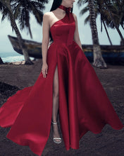 Load image into Gallery viewer, Burgundy Prom Dresses 2022