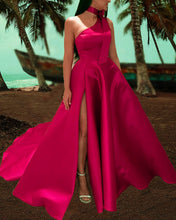 Load image into Gallery viewer, Sexy One Shoulder Prom Dresses With Slit