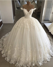 Load image into Gallery viewer, Lace Wedding Dresses Ball Gown