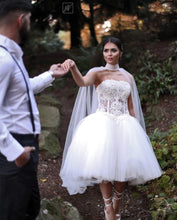 Load image into Gallery viewer, Short Wedding Ball Gown Dresses For Bride