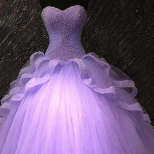 Load image into Gallery viewer, Pearl Sweetheart Ruffles Wedding Dress Ball Gown