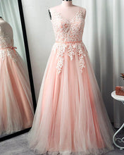 Load image into Gallery viewer, Pink Plus Size Prom Dresses
