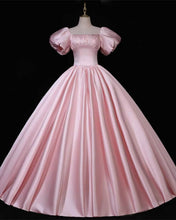 Load image into Gallery viewer, Pink 80s ball gown prom dresses