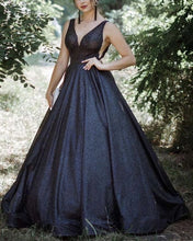 Load image into Gallery viewer, Black Prom Dresses 2021