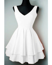 Load image into Gallery viewer, White Semi Formal Dresses