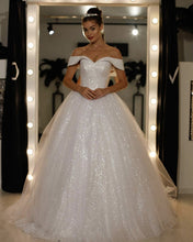 Load image into Gallery viewer, Sequins Wedding Dress
