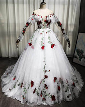 Load image into Gallery viewer, Long Sleeve Quinceanera Dress Charro