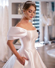 Load image into Gallery viewer, Satin Wedding Gown