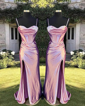 Load image into Gallery viewer, Mermaid Mauve Corset Dress
