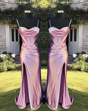 Load image into Gallery viewer, Mermaid Mauve Corset Dress