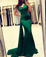 Load image into Gallery viewer, Emerald Mermaid Dresses Prom