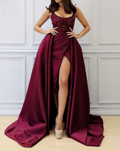 Load image into Gallery viewer, Burgundy Formal Dresses Long