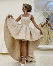Load image into Gallery viewer, Champagne Prom Dresses Asymmetric