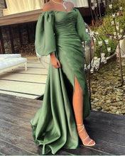 Load image into Gallery viewer, Mermaid Sage Green Prom Dresses