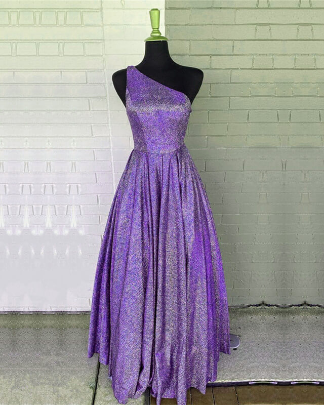 Sparkly One Shoulder Ball Gown Dress alinanova Sparkly One Shoulder Ball Gown Dress alinanova