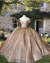 Load image into Gallery viewer, Rose Gold Quinceanera Dresses