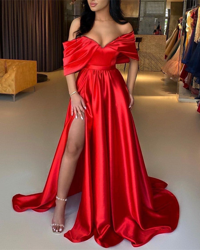 Red Split Gown Red Split Gown
