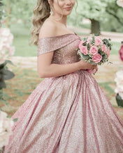 Load image into Gallery viewer, Rose Gold Quinceanera Dresses