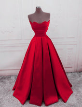 Load image into Gallery viewer, Red Prom Dresses Long