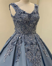 Load image into Gallery viewer, Silver Wedding Dress