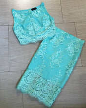 Load image into Gallery viewer, Sexy Lace Sheath Bodycon Homecoming Dresses Two Piece