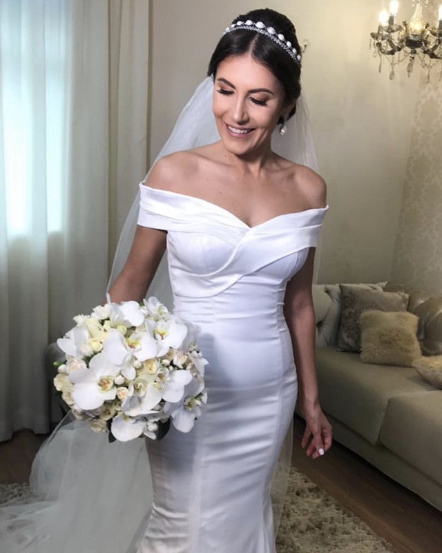 off shoulder puff sleeve dress white Wedtrend Women White Off The Shoulder Graduation Dress Puff Sleeve A Line  Mini Ceremony Dress – WEDTREND