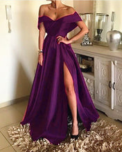 Load image into Gallery viewer, Purple Prom Dresses Long