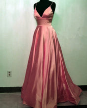 Load image into Gallery viewer, Coral Prom Dresses 2021 Long