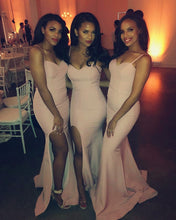 Load image into Gallery viewer, Dust Pink Mermaid Bridesmaid Dresses