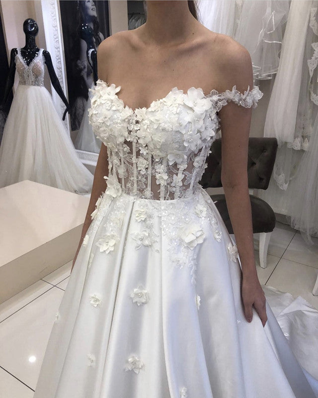 sheer beach wedding dress Sweetheart Sleeveless Tulle Sheer A-Line Beach Wedding Dress – Loveiss