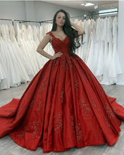 Load image into Gallery viewer, Wedding Dress Red