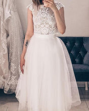 Load image into Gallery viewer, Two Piece Beach Wedding Boho Dress