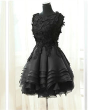 Load image into Gallery viewer, Elegant Homecoming Dresses Black
