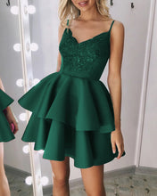 Load image into Gallery viewer, Dark Green Homecoming Dresses