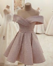 Load image into Gallery viewer, Blush Homecoming Dresses 2021
