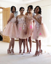 Load image into Gallery viewer, Short Bridesmaid Dresses Mismatched