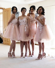 Load image into Gallery viewer, Mixed Bridesmaid Dresses Short