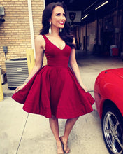 Load image into Gallery viewer, Maroon Ball Gown Dress For Prom Homecoming